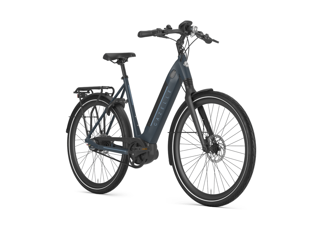 Gazelle blauwe e-bike
